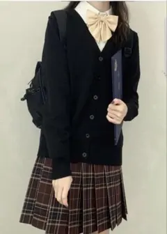 スクールカーディガン　ブラック