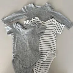 H&M オーガニックコットン ロンパース 74