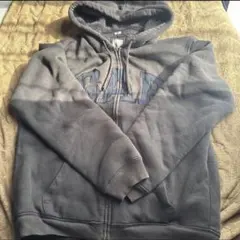 90's~ GAP グレー ジップアップフーディ y2kのサムネイル