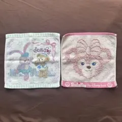 ディズニー ダッフィー シェリーメイ ハンドタオル ハンカチ 2枚セット