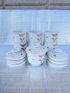 茶碗蒸し　美濃焼　7客セット 新品