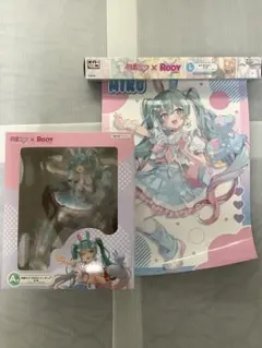 タイトーくじ 初音ミク×RODY A賞 I賞 フィギュア ポスター セット