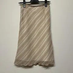 最終値下げ♪ 新品　ジェイプレス　Ｊプレス フレアースカート ベージュ　９号