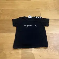 agnès b. 黒 Tシャツ 80 アニエスベー