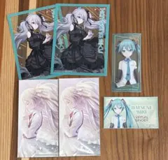 プロセカ アニメイト特典 初音ミク クリアシート 箔押しイラストカード カード