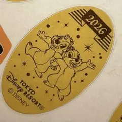 ディズニー　スーベニアメダル　チップ＆デール　2026