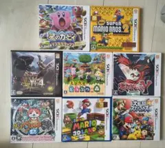 ニンテンドー3DS ソフト 8本セットのサムネイル