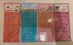 【匿名配送】サンリオタイルシール　ブロックシール　4枚