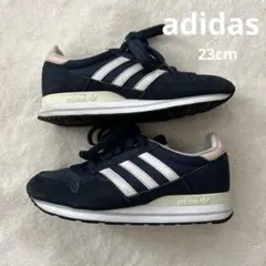 adidas ネイビー スニーカー 23cm