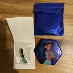 ディズニー　ジャスミン　缶バッジ　ピンバッジ