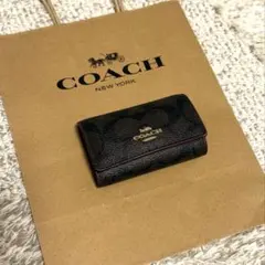 COACH レザーキーケース