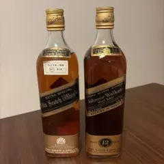未開栓　Johnnie Walker Black Label 2本セット 古酒のサムネイル
