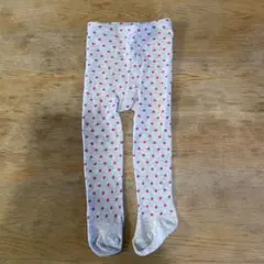 ベビータイツ 90 ピンクのドット