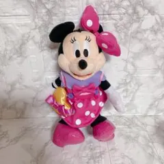 【新品タグ付】ディズニー　ミニー ぬいぐるみバッジ　 ぬいぐるみ