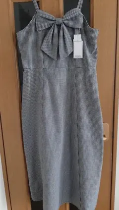 Lutique ギンガムチェック キャミワンピース 3L ブラック☆新品☆