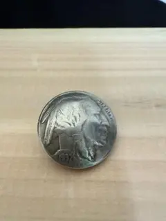 アメリカ5セントコンチョ・インディアンコンチョ（丸カン加工） 3重マルカン！