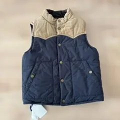 グローバルワーク　ダウンベスト リバーシブル