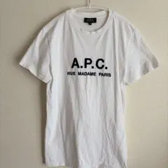 A.P.C. Tシャツ　白　ロゴT