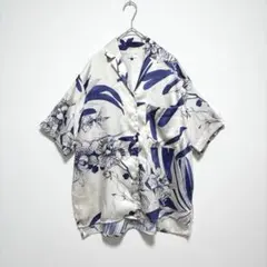 MBオリジナル ダークトーンアロハシャツ レーヨン ブラック ペイズリー M MBオリジナル ダークトーンアロハシャツ レーヨン ブラック ペイズリー