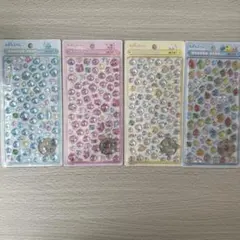 (正規品)ボンボンドロップシールmini しずくちゃん 4種セット