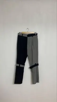 el conductorH 25SS ウールフロントジップボンテージパンツ 2 - メルカリ