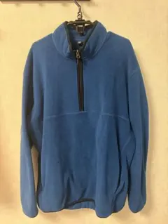 UNIQLO ユニクロ　青いフリース XL ハーフジップ　オーバーサイズ