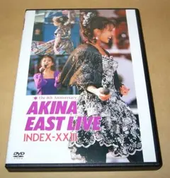 【DVD】中森明菜 　イースト・ライヴ インデックス23　5.1 version