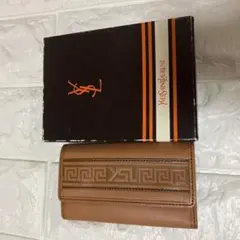 Yves Saint Laurent 二つ折り財布 ブラウンのサムネイル