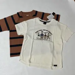 新品 【manina ×ユニクロ】Tシャツ 【120cm】 2枚組のサムネイル