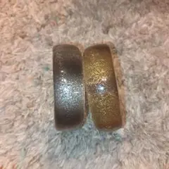 【お値引き中】　シルバー 　ゴールド 　バングル　 2点セット