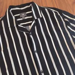 【Lサイズ】　H&M メンズ　半袖シャツ　シャツ　半袖　トップス