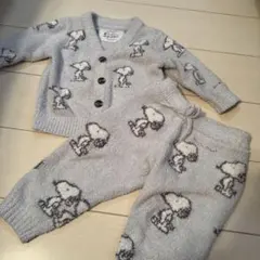 ジェラートピケ　SNOOPY スヌーピー柄 パジャマセット