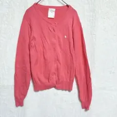 プレミィ・コロミィ　ピンク ボタン付きカーディガン　【F】　春物　羽織