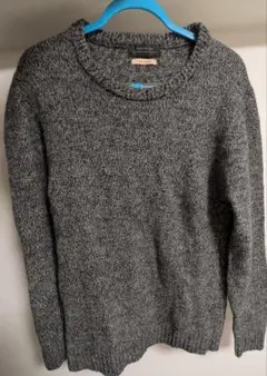 【1月25日まで】ナノ・ユニバース AIR YARN ウールクルーネックセーター