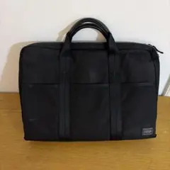 美品〉PORTER テンション ビジネスバッグ A4 黒 ポーター 吉田カバン
