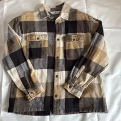 H&M チェック柄 シャツジャケット 150cm