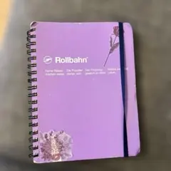 【難あり】Rollbahn スパイラルノート 紫