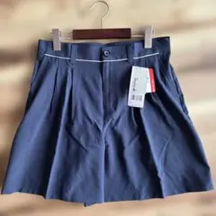 【未使用品】ネイビー チェック柄 ショートパンツ