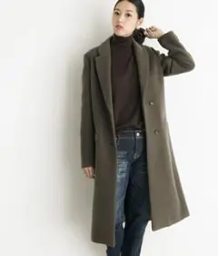 URBAN RESEARCH ROSSO 2重織　チェスターコート　36