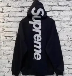 Supreme ブラック パーカー バックプリント