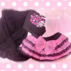 ギャル　セット　ガルラ　Y2K shein 姫ギャル　MARS dia 平成 MA＊RS - MARS マーズ 【2点セット】セットアップ 幾何学バラ 姫
