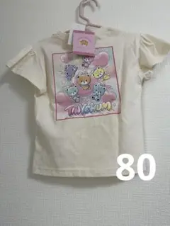 新品　タイニーチャム　Tシャツ 80cm ハローキティ　サンリオ　キティ
