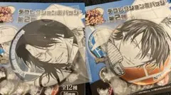 新テニスの王子様 テニプリ デコレクション缶バッジ 忍足侑士 越前リョーガ