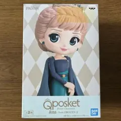 アナ　キューポスケット2種セット ディズニーキャラクターのガシャポン「Q posket ミニチュア