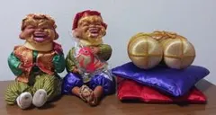 恵比寿 大黒 天面 2点セット お面 縁起物 - メルカリ