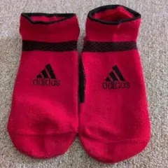 アディダス　キッズソックス　レッド　平置き17cmのサムネイル