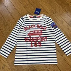 ミキハウス ブラックベアー　ボーダーTシャツ　110