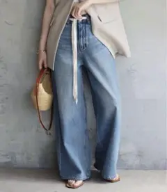 ✨美品✨リアムプラージュ RIAM SUPER LOOSE デニム 24aw WEB限定追加》R'IAM SUPER LOOSE デニム 2（デニムパンツ
