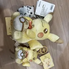 피카츄 봉제인형 3점 세트