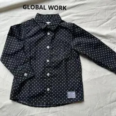 GLOBAL WORK ドットシャツ